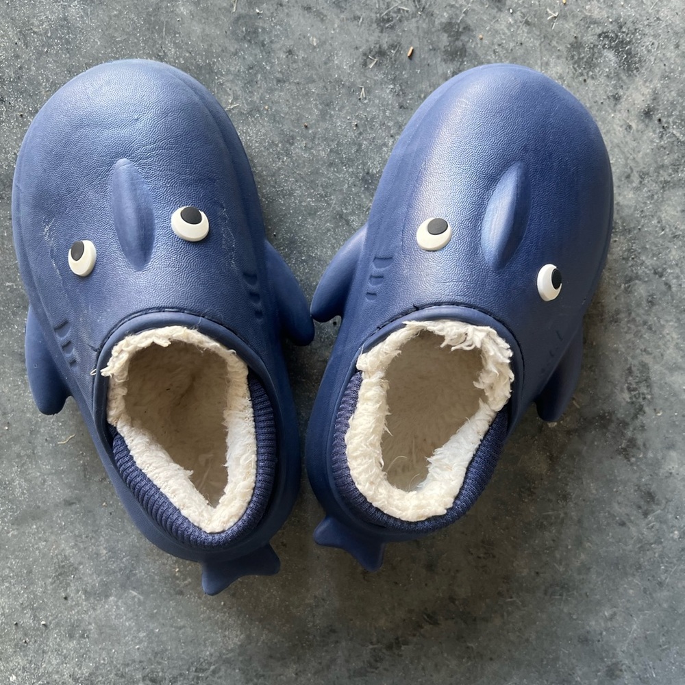 Cloud Shark Kids Slippers